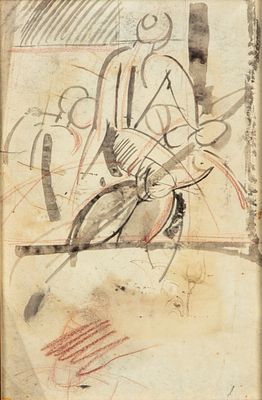 Gino Rossi (Venezia 1884 - Treviso 1947) - Composizione di figure - Gino Rossi (Venezia 1884 - 