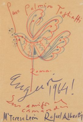 Rafael Alberti (El Puerto de Santa Maria 1902 - 1999) - Por Palmiro Togliatti, 1964 - Rafael 