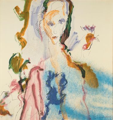 Ernesto Treccani (Milano 1920 - 2009) - Volto - Ernesto Treccani (Milano 1920 - 2009) - Volto cm 