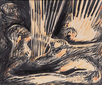 Pericle Fazzini (Grottammare 1913 - Roma 1987) - Composizione - Pericle Fazzini (Grottammare 1913 