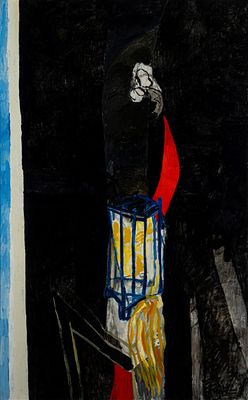 Alberto Gianquinto (Venezia 1929 - Jesolo 2003) - La gabbia e la Fiaccola, 1965 - Alberto 