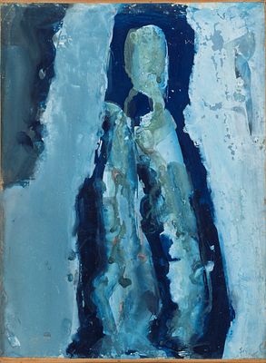 Mario Sironi (Sassari 1885 - Milano 1961) - Figura, 1957 ca. - Mario Sironi (Sassari 1885 - Milano 