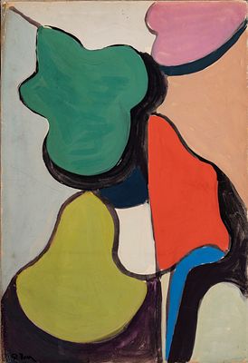 Pompeo Borra (Milano 1898 - 1973) - Pittura astratta, 1950s - Pompeo Borra (Milano 1898 - 1973) - 