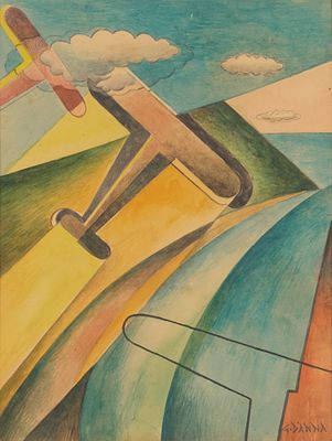 Giulio D'Anna (Villarosa 1908 - Messina 1978) - Senza titolo - Giulio D'Anna (Villarosa 1908 - 