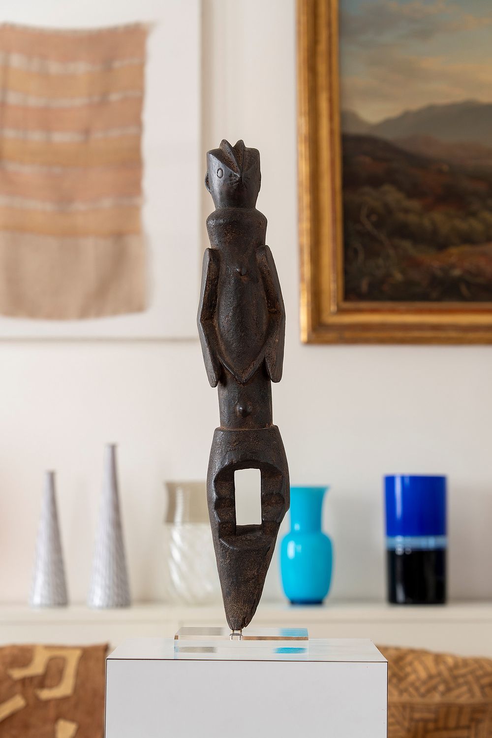 Tiv, Nigeria - Scultura - Tiv, Nigeria - Scultura 
57 &times; 10 &times; 10 cm 
in legno a densa 