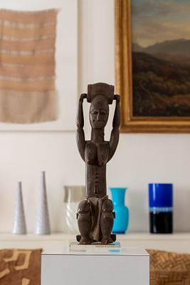 ATIE’, Costa D’Avorio - Scultura - ATIE’, Costa D’Avorio - Scultura 48.5 &times; 14 &times; 12 cm legno a 