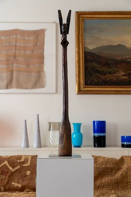 Bambara, Mali - Grande gong a figura umana - Bambara, Mali - Grande gong a figura umana 86,5 x 8 x 