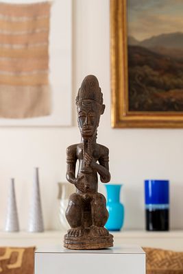 BAULE’, Costa D’Avorio - Antenato - BAULE’, Costa D’Avorio - Antenato 51.5 &times; 14 &times; 17 cm in legno 