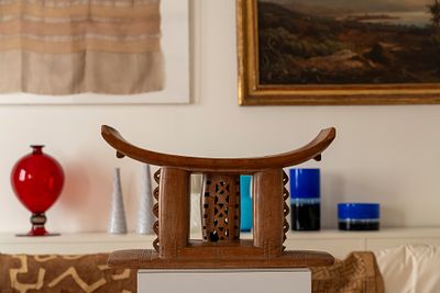 Ashanti, Ghana - Trono in legno - Ashanti, Ghana - Trono in legno 30 &times; 49 &times; 24 cm in legno dalla 