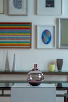 Manifattura nord-europea - Vaso sferico, 1990 circa - Manifattura nord-europea - Vaso sferico 