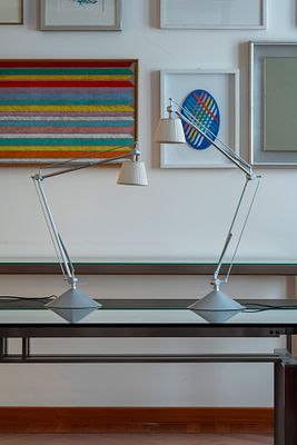 Philippe Starck (1949) - Coppia di lampade modello 'Archimoon Soft' , 1998 - Philippe Starck 