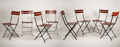 Marco Zanuso - Gruppo di otto sedie pieghevoli modello 'Celestina', 1978 - Marco Zanuso - Gruppo 