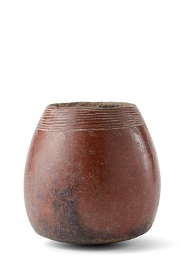 Mali - vasetto in terracotta rossa - Mali - vasetto in terracotta rossa 18,5 x 17,5 cm