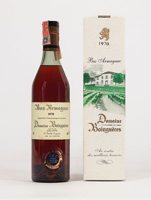 Francia - Armagnac / Domaine Boingneres Bas Armagnac Vintage 1970
