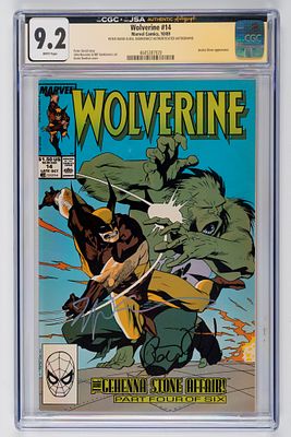 Bill Sienkiewcz - Peter David - Bill Sienkiewcz - Peter David - Graded Comic - Signed - Wolverine 