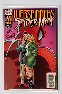 John Romita Sr. - John Romita Sr. - Signed Comic - Webspinners Tales of Spiderman #1 - Limited Edition
