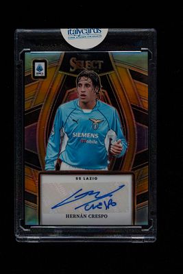Hern&aacute;n Crespo - Hern&aacute;n Crespo - Signed Card - Lazio - Panini Select Serie A 2023/24 - Numbered 