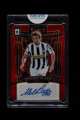 Alessandro Del Piero - Alessandro Del Piero - Signed Card - Juventus - Panini Select Serie A 