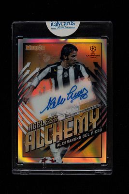 Alessandro Del Piero - Alessandro Del Piero - Signed Card - Juventus - Topps Merlin 2021/22 - 