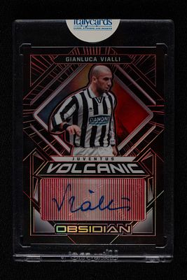 Gianluca Vialli - Gianluca Vialli - Signed Card - Juventus - Panini Obsidian 2021/22 - Numbered 