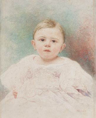 Felice Zennaro (Pellestrina 1883 - Milano 1926) - Ritratto di fanciullo - Felice Zennaro 