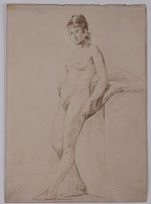 Scuola del secolo XIX - Studi per nudi femminili - Scuola del secolo XIX - Studi per nudi 