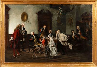 August Johann Holmberg (1851-1911) - August Johann Holmberg (1851-1911) "Das Tabakskollegium`. "Das 