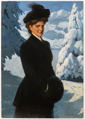 German or Austrian painter late 19th early 20th century. Very interesting high quality painting 