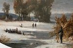 German painter 19th century Hunters in a winter landscape. Oil/canvas 36x45cm
Dimensions 
36 x Image - 2