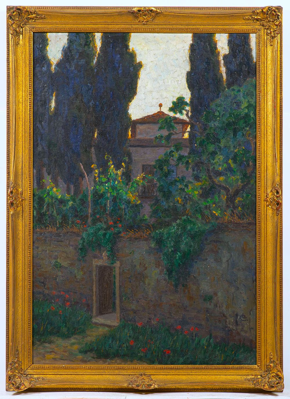 19th-century Italian painter - Landscape with House. Oil on canvas 54 x 78 cm
Dimensions 
54 x 