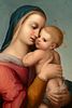 19th century painter After Raphael, Tempi Madonna. The Tempi Madonna is an oil painting by the Image - 1