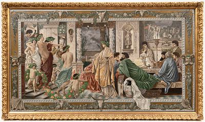 Anselm Feuerbach (1829-1880) attributed - Anselm Feuerbach (1829-1880) attributed
"Das Gastmahl 