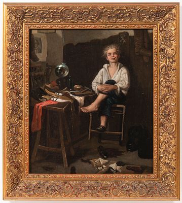 Bokelmann, Christian Ludwig Attributed - Bokelmann, Christian Ludwig Attributed- In the Workshop 