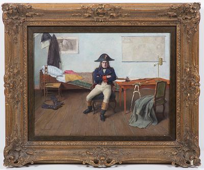 Emanuel Bachrach-Barée (1864-1943). - Emanuel Bachrach-Barée (1864-1943).
Napoleon in His Study. Thi 