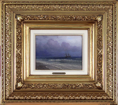 АЙВАЗОВСКИЙ Иван Константинович (1817-1900)
Парусник в море. Последняя четверть XIX века
Холст 