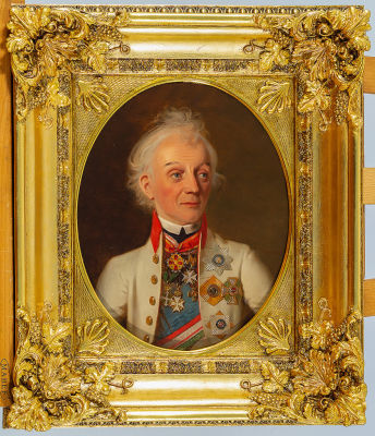 НЕИЗВЕСТНЫЙ ХУДОЖНИК
"Портрет великого полководца, генералиссимуса
Александра Васильевича 