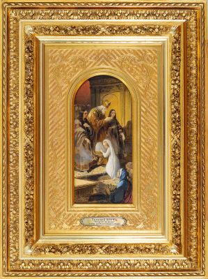 НЕФФ Тимофей Андреевич (1805-1876)
"Введение во храм" Эскиз картины для Исаакиевского
собора. 