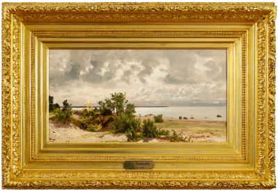 ШИШКИН Иван Иванович (1832-1898) "Близ Петергофа" 1891 год Холст, масло. 34,5 х 61,5 см. Эксперт 