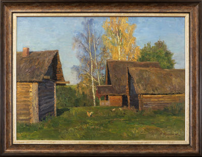 ФЕДОСОВ Никита Петрович
"Теплая осень" 1987 г.
Холст, масло 56х76 см. Никита Федосов — тончайший 