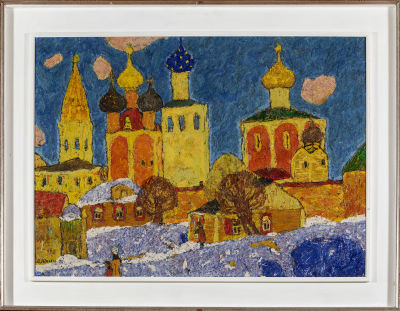 ЮКИН Владимир Яковлевич
"Повеяло весной" 1970 г.
Холст, масло 60х82 см. Экспертное заключение: 