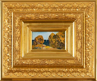 ПОЛЕНОВ Василий Дмитриевич 
«Морской пейзаж»
Конец XIX - начало XX вв.
Холст на картоне, масло 