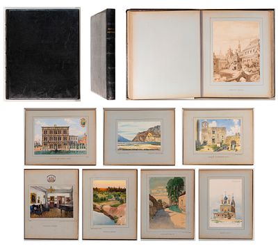 БЕНУА-ЛАНСЕРЕ, семья
«Альбом, подаренный семейством Бенуа-Лансере издателю В.С.Россоловскому» 