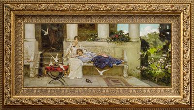 КОТАРБИНСКИЙ Вильгельм Александрович
«Dolce far niente»
Первая четверть XX в.
Холст, масло
37,8 