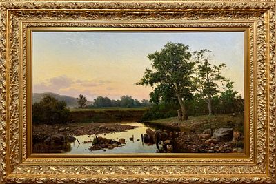 ПЕРМИНОВ Василий Тимофеевич
«Деревья у реки»
Конец XIX в.
Холст, масло
73 х 124,5 см. Экспертное 