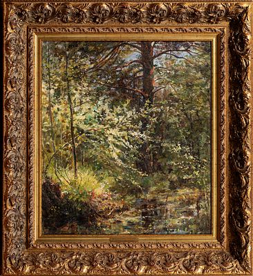 ОСТРОУХОВ Илья Семенович
«Летний день. Уголок в Абрамцево»
Конец XIX – начало XX вв.
Холст 