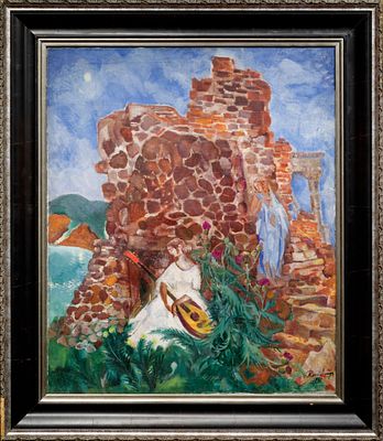 АНИСФЕЛЬД Борис (Бер) Израилевич
&laquo;Руины&raquo;
1961 г.
Холст, масло
91,8 х 76,3 см. Экспертное 