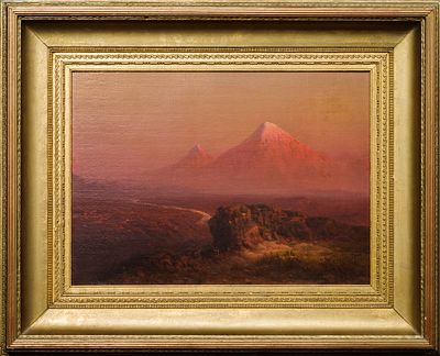 ЗАНКОВСКИЙ Илья Николаевич
&laquo;Арарат&raquo;
Не позднее 1891 г.
Картон, масло
32 х 44,5 см. Экспертное 