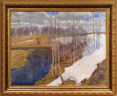 БЯЛЫНИЦКИЙ-БИРУЛЯ Витольд Каэтанович
&laquo;‎Весна&raquo;
1914 г.
Картон, масло
63,5 х 80,6 см. Экспертное 