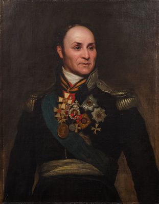 ФИЛЛИПС Томас (PHILLIPS Thomas)
&laquo;‎Портрет графа М.И. Платова&raquo;
Около 1814 г.
Холст, масло
91,5 х 