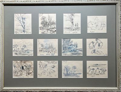 БУРЛЮК Давид Давидович
12 рисунков из серии &laquo;Виды побережья Флориды. Остров Анна-Мария&raquo; 